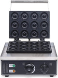 AUYART gofrownica / opiekacz, Naczynie kuchenne 12szt, 1500 W, profesjonalne, stal nierdzewna 12pcs