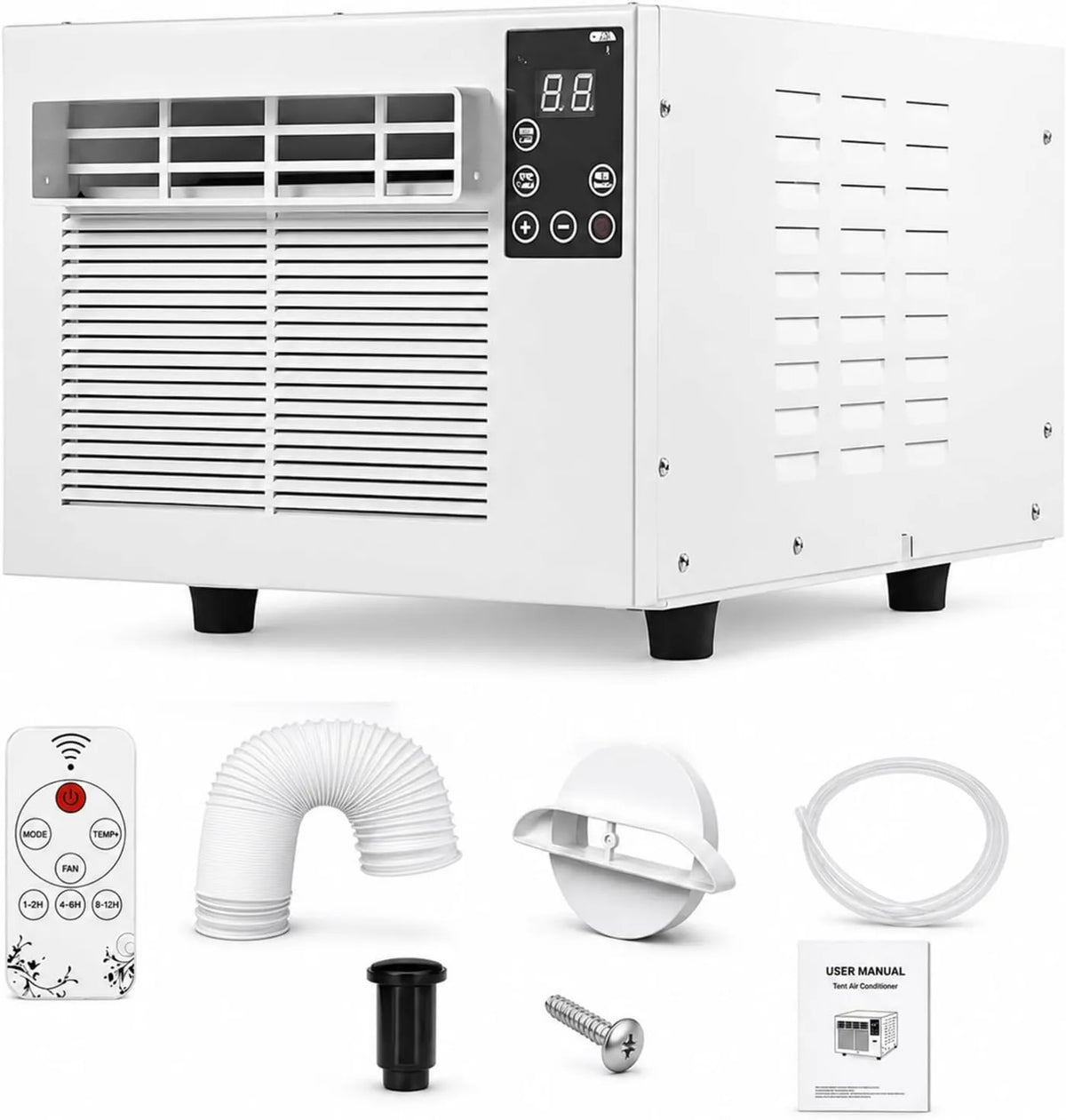 JIANGYUXINLI, Klimatyzator BTU 280 W, 280 W, 45 dB, cicha