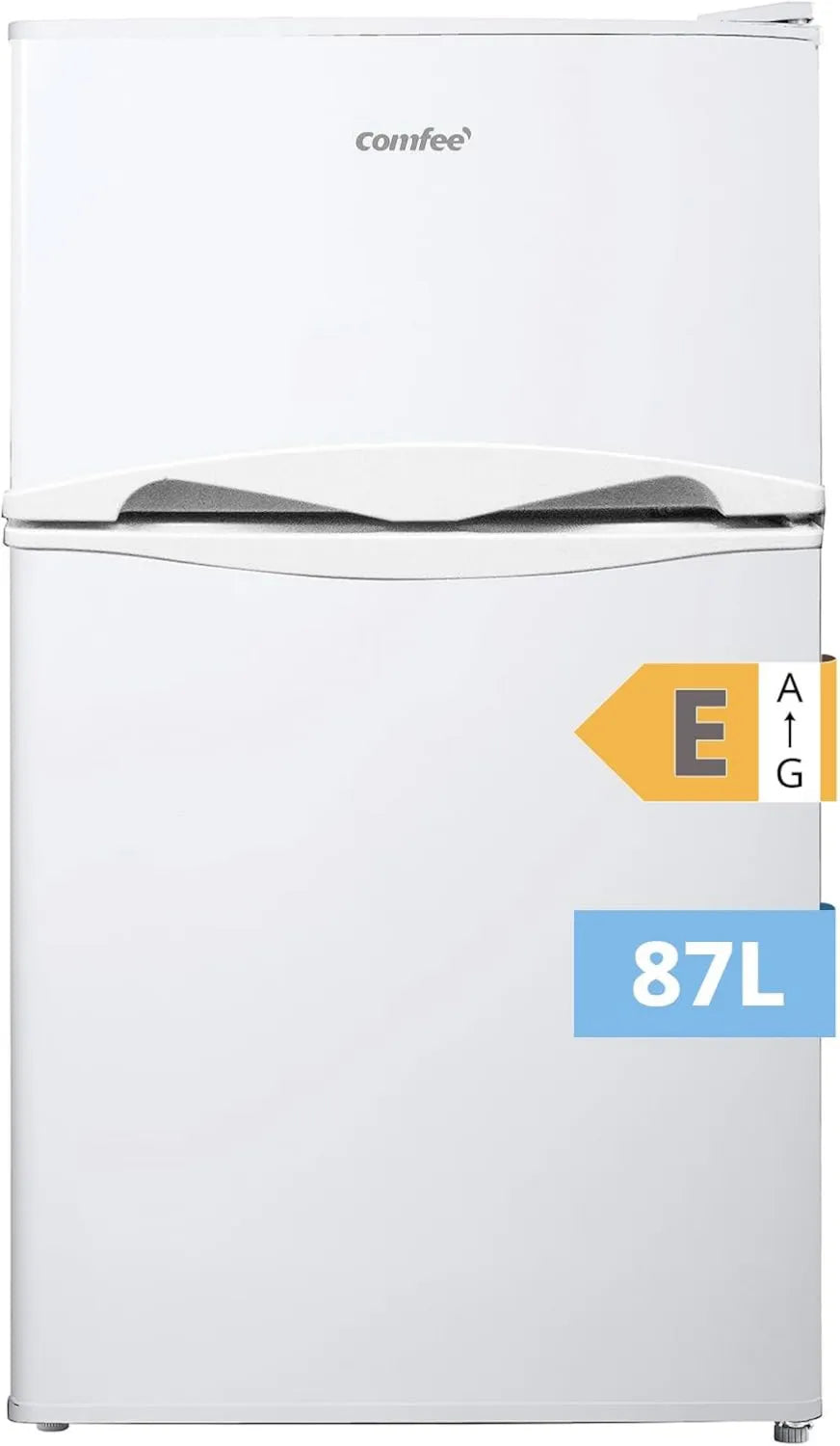 Comfee lodówka, Zamrażarka, 87 l, termostat, wyjmowany, biały, komfee '87 l Zamrażarka, Mała, Combi, Oświetlenie