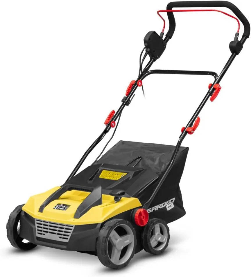 Gardeo, Wysokość 5 pozycji, 38 cm, Zamiatacz elektryczny do trawy syntetycznej 1600 W, pole 48 l