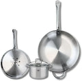 Fackelmann, naczynia kuchenne, 32 cm, bateria patelni i patelni, bateria Elo Kuchnia 2 patelnie 24 / 32 cm i 1 patelnie 14 cm