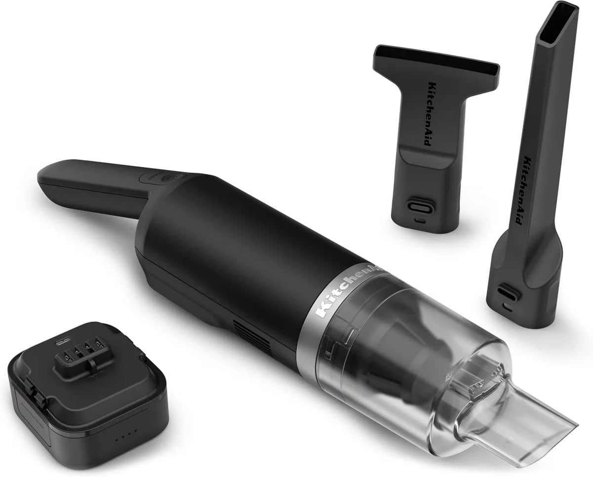 KitchenAid odkurzacz ręczny, 2 -in-1 Odkurzacz, wąski, czarny, ssać i akcesoria 2-en-1