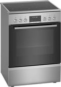 Bosch, Serie 6 HKS79U250 Kuchnia z piekarnikiem, stal nierdzewna, czarny, 2 m, rotacyjne, srebrny talerz z indukcją strefy A - Olejki i piece