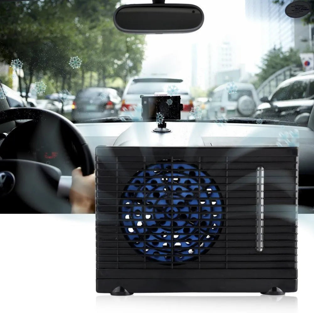 Ejoyous, Klimatyzator przenośny, 12 V, Mini chłodziarka wentylator do samochodu ciężarowego domu