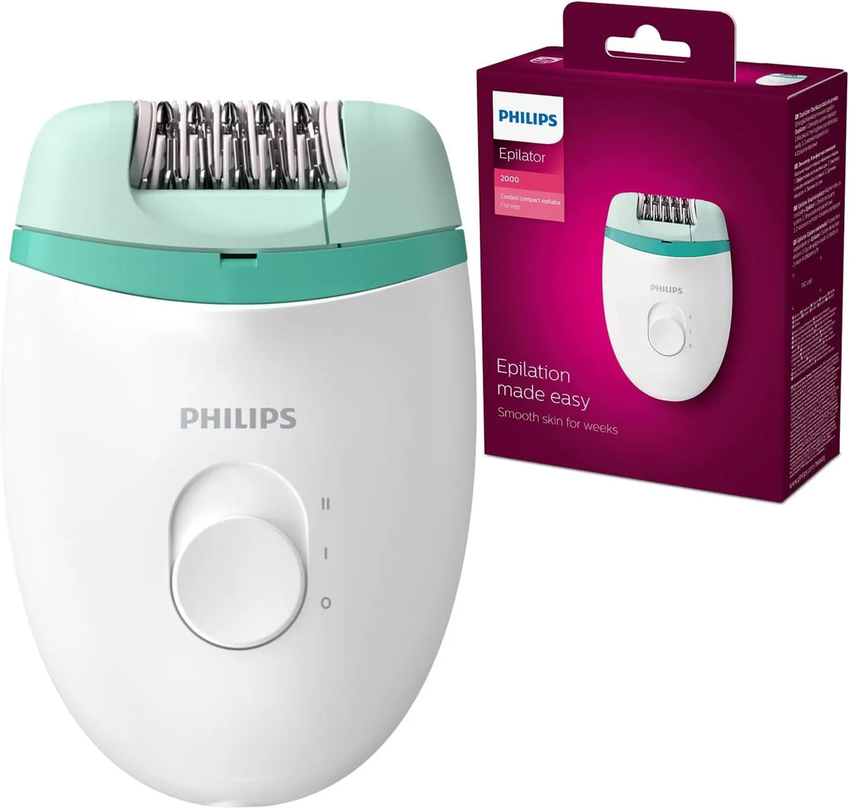PHILIPS, BRE224 / 00 damski aparat do usuwania włosów, depilacja włosów, płyta IPS BRE224/00