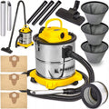 Powermat, Odkurzacz 2in1, 20 l, 2000 W, aparatura przemysłowa, odkurzacz do odkurzacza przemysłowego GO i pusty Ash 2000 W 20 l 2en1