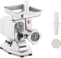 Royal Catering maszynka do mięsa, RCFW- 220PRO plastikowe Pusher, Królewska Chochalka do mięsa elektrycznego, 22 x 46 x 39 cm, Wyjście godzinowe 220 kg / h, 1.100 W RCFW-220PRO