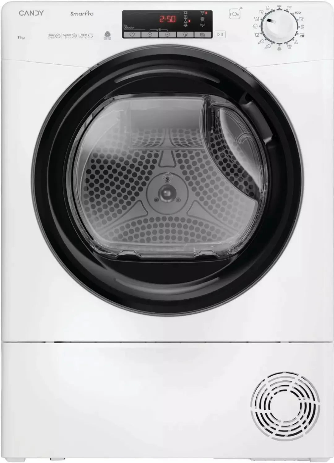 CANDY suszarka z pompą ciepła, CROEH11N2TBE- S Suszarka, 11 kg, klasa energii D, biały, SmartPro podłączony CROEH11N2TBE-S