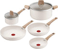 Tefal, owa bateria, bateria patelni i patelni, 7 sztuk, kuchnia z aluminium z recyklingu
