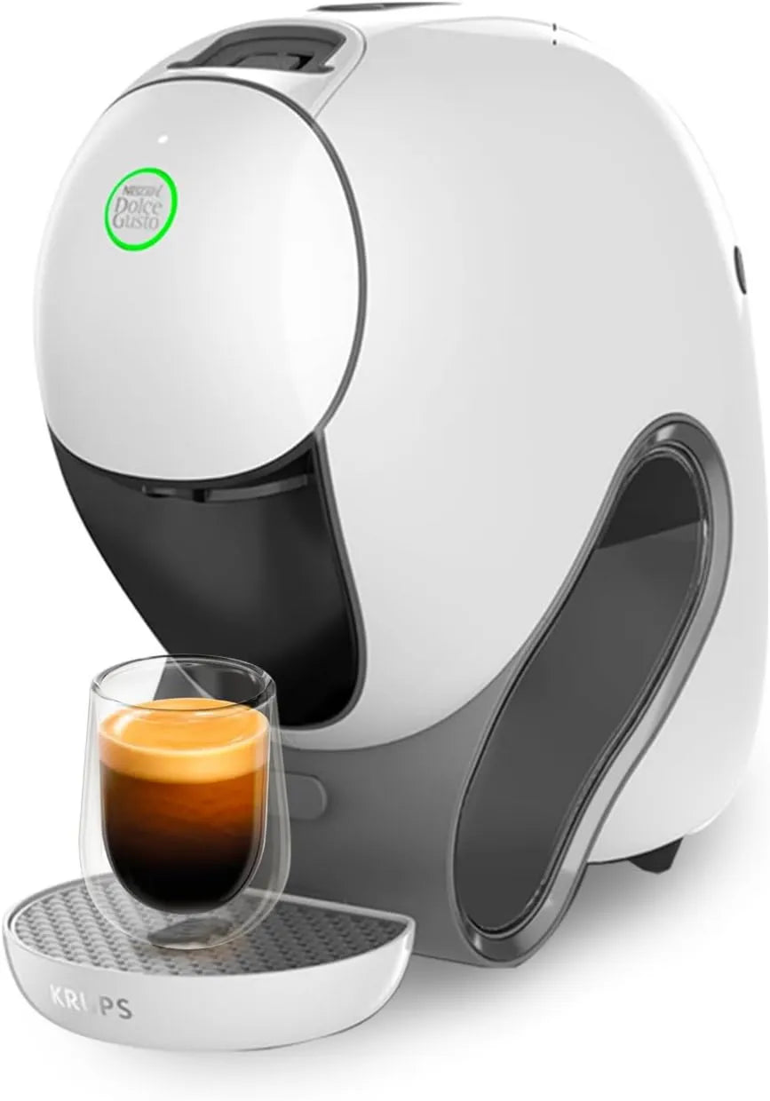 Nescafé Dolce Gusto NEO, Maszyna do kawy Krups, Caffé biały ekspres do kawy, 15 barów, 3 w 1 ekstrakcja