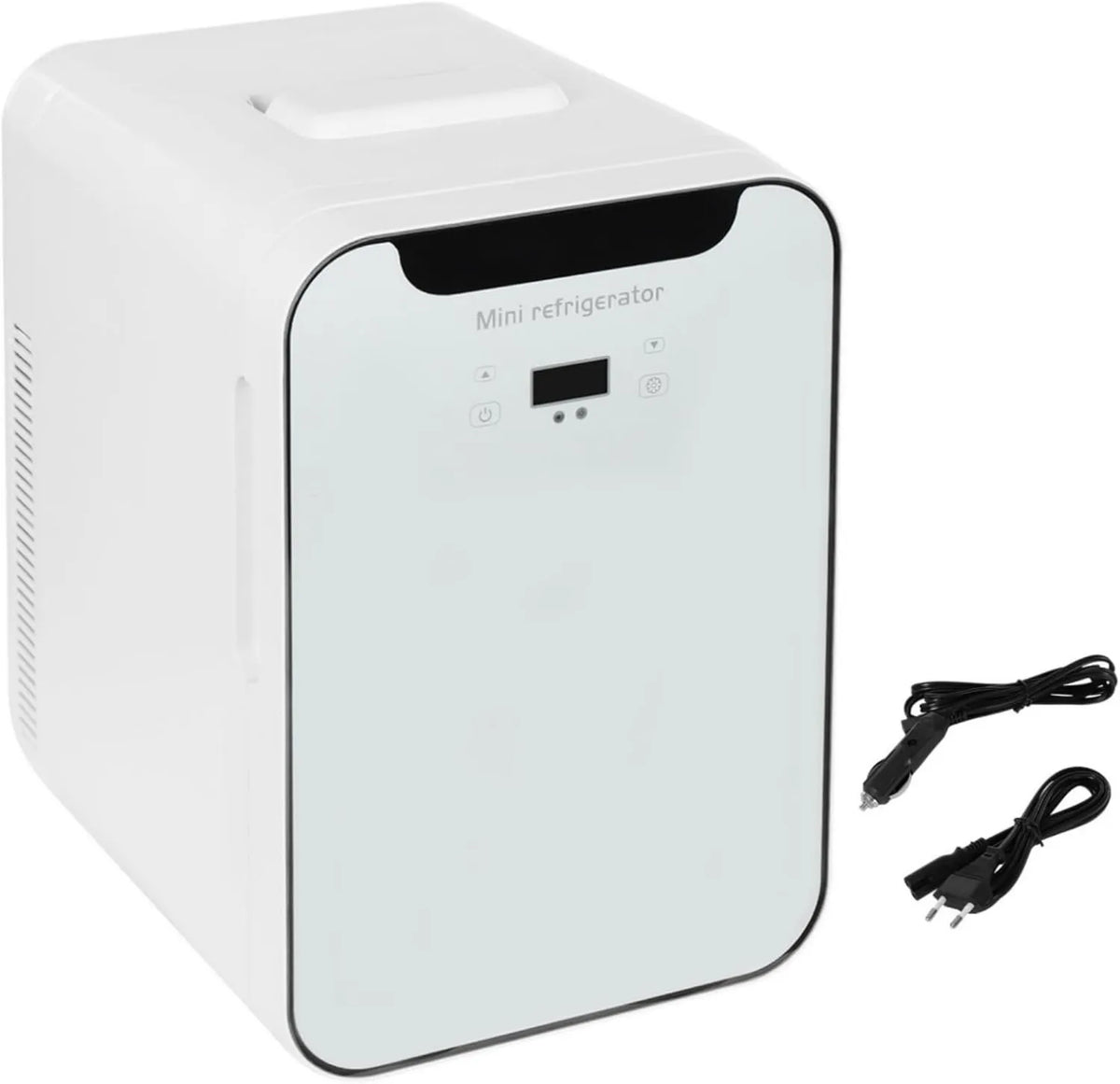 Lodówka, 50 dB, 240 V, Wielofunkcyjna mini lodówka 20 l, z regulacją temperatury i cyfrowym wyświetlaczem LED, szybkie chłodzenie w chłodziarce