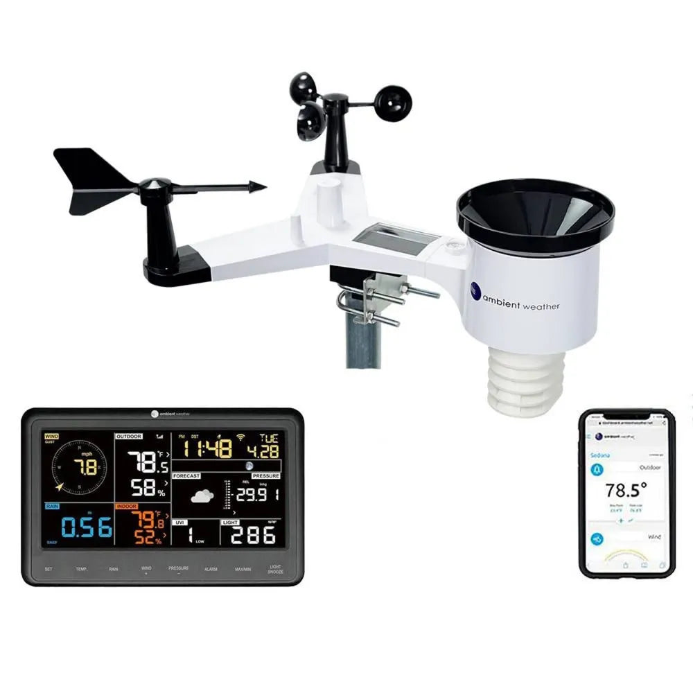 Ambient Weather, SS- 2902 Stacja pogodowa, WiFi, Ambient WS-2902