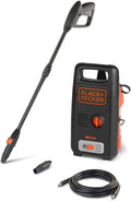 BLACK+DECKER, czarny+DECKER czarny+DECKER czarny+DECKER czarny+DECKER Czarny + Decker BXPW1300E Wysokie czyszczenie ciśnieniowe, 1300 W, czarny, 100 Bar, 390 l / h