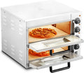 VEVOR piec do pizzy, Pizza Piekarnik elektryczny, Profesjonalne, Restauracja, Stal nierdzewna, Kamień i trzonek, Pizza Piekarnik pojemność handlowa 16 ', Maszyna