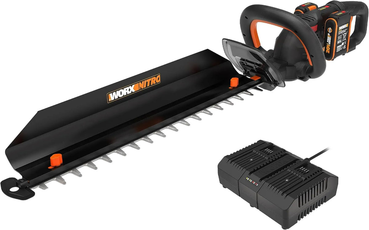 Worx WG286E.1 nożyce do żywopłotu, 58 cm, silnik bezszczotkowy, uchwyt teleskopowy, Nitro 36V, Nożyce do żywopłotu Teleskopowe, Długość cięcia 58 cm