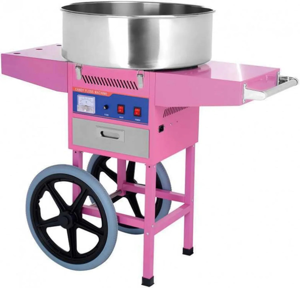 Générique, Maszyna do barbecue, Chariot, maszyna do brode z papa, 50 cm, 230 V, 0, 9 kW, profesjonalna, stal nierdzewna