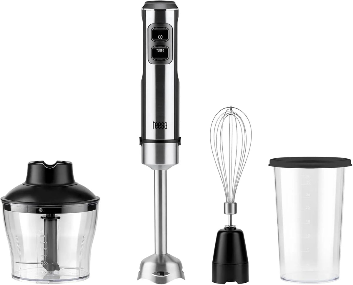 teesa blender kielichowy, Mikser, 0, 6 l, 1200 W, L 1200 TSA3507, czarny, 6 W B Ack Si ver, b ender 0