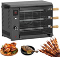 ZMJGLL, płyta grzewcza, 220 V, licznik czasu, grill, 2 strefy temperatury, Grill bez dymu dla kurczaka i ryb