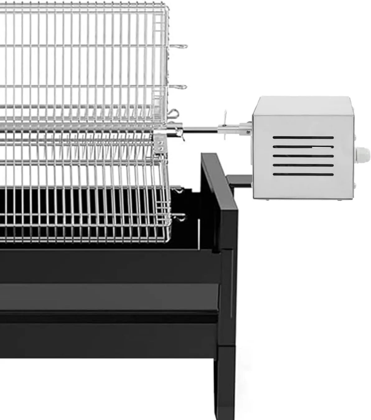 Fyssnn, Akcesoria do urządzeń, 220 V, kemping, stal nierdzewna, silnik rotacyjny do grilla 220 V, silnik do barbecue