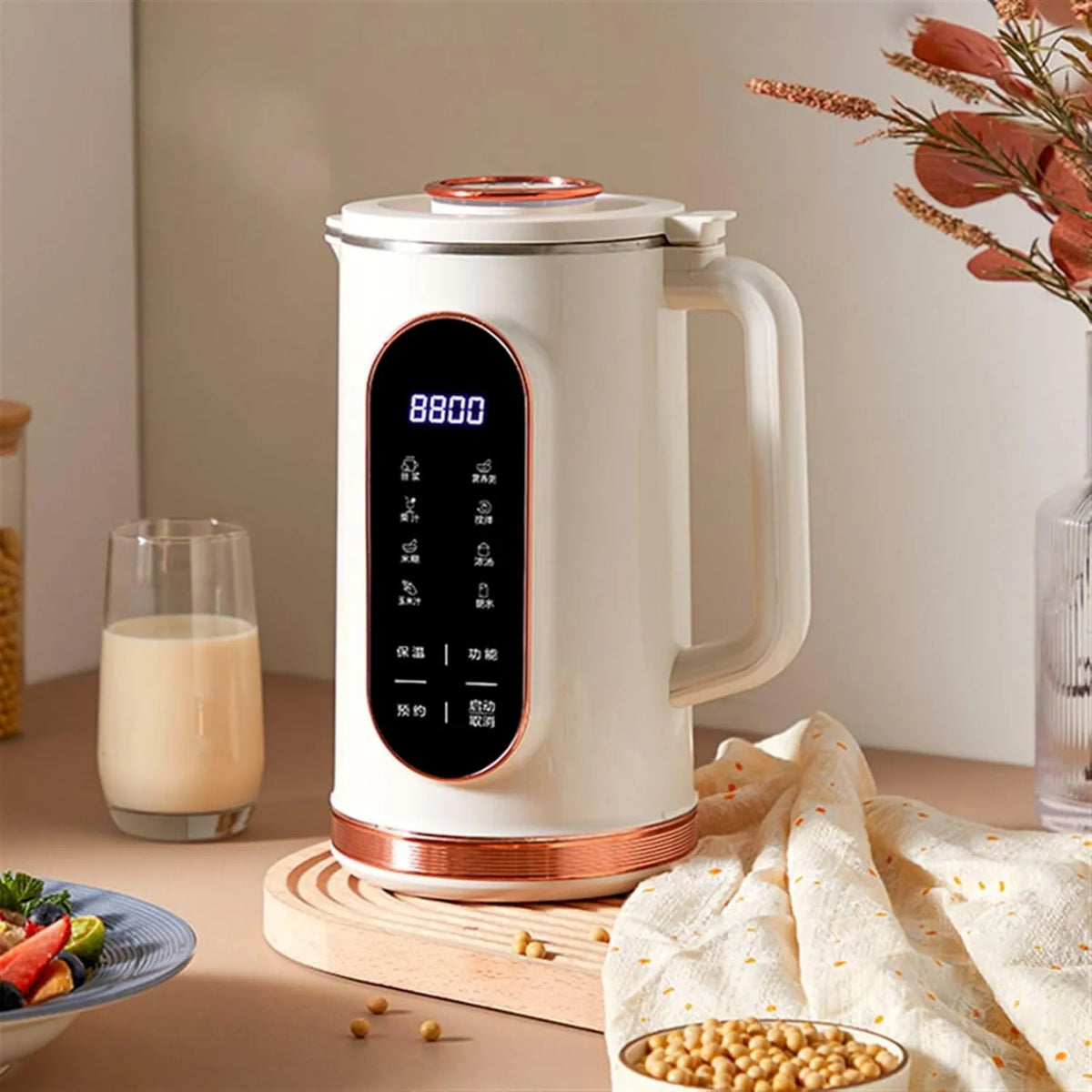 HEDUSA, Maszyna do swing, Maszyna do mleka roślinnego i mleka orzechowego, 220 V, 1500 ml, Kuchnia 220 V
